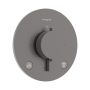 Hansgrohe Ecostat Comfort S 2 funkciós termosztát beépített biztonsági funkcióval, szálcsiszolt fekete/króm 33718340
