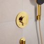 Hansgrohe Ecostat Comfort S 2 funkciós termosztát beépített biztonsági funkcióval, polírozott arany hatású 33718990