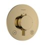 Hansgrohe Ecostat Comfort S 2 funkciós termosztát beépített biztonsági funkcióval, polírozott arany hatású 33718990