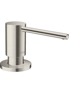  Hansgrohe A41 folyékony szappan és mosogatószer adagoló, rozsdamentes acél hatású 40438800