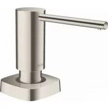   Hansgrohe A71 folyékony szappan és mosogatószer adagoló, rozsdamentes acél hatású 40468800