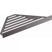   Hansgrohe AddStoris Sarokkosár szálcsiszolt fekete króm 41741340
