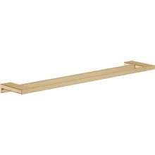   Hansgrohe AddStoris Fürdőlepedő tartó dupla sínnel szálcsiszolt bronz 41743140