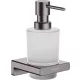 Hansgrohe AddStoris Folyékonyszappan- adagoló szálcsiszolt fekete króm 41745340