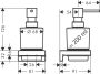 Hansgrohe AddStoris Folyékonyszappan- adagoló matt fekete 41745670