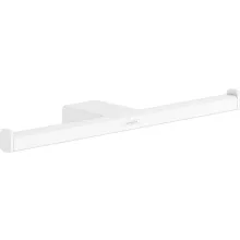   Hansgrohe AddStoris WC papír tartó, dupla matt fehér 41748700