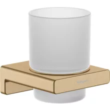   Hansgrohe AddStoris Fogkefe tartó pohár szálcsiszolt bronz 41749140