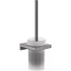 Hansgrohe AddStoris WC kefe tartó, falra szerelhető szálcsiszolt fekete króm 41752340