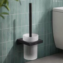   Hansgrohe AddStoris WC kefe tartó, falra szerelhető matt fekete 41752670