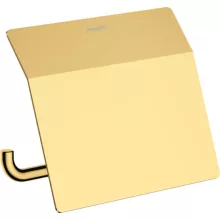   Hansgrohe AddStoris WC papír tartó fedlappal polírozott arany hatású 41753990