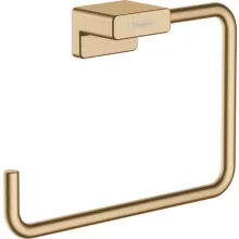   Hansgrohe AddStoris Kéztörlő tartó, gyűrű alakú szálcsiszolt bronz 41754140