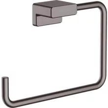   Hansgrohe AddStoris Kéztörlő tartó, gyűrű alakú szálcsiszolt fekete króm 41754340