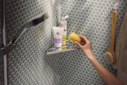 Hansgrohe AddStoris S sarokpolc, króm kivitelben