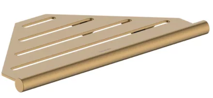 Hansgrohe AddStoris S sarokpolc, szálcsiszolt bronz kivitelben