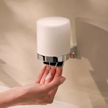 Hansgrohe AddStoris S folyékony szappanadagoló, króm kivitelben