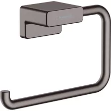  Hansgrohe AddStoris WC papír tartó fedlap nélkül szálcsiszolt fekete króm 41771340