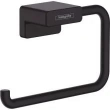   Hansgrohe AddStoris WC papír tartó fedlap nélkül matt fekete 41771670