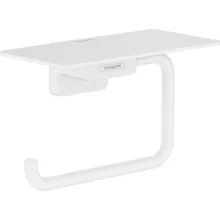   Hansgrohe AddStoris WC papír tartó, polccal matt fehér 41772700