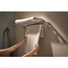 Hansgrohe AddStoris S törölköző tartó polccal, króm kivitelben