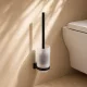Hansgrohe AddStoris S fali WC kefe tartó, matt fekete kivitelben