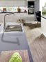 Hansgrohe S71 beépíthető mosogató 450 lefolyókészlet nélkül rozsdamentes acél hatású 43301800