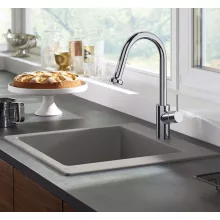   Hansgrohe S51 S510-F450 beépített mosogató betonszürke 43312380