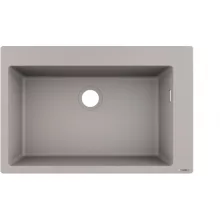   Hansgrohe S51 S510-F660 Beépített SilicaTec mosogató betonszürke 43313380