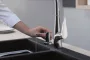 Hansgrohe S51 Beépíthető SilicaTec dupla mosogató 370 grafitfekete 43316170