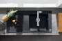 Hansgrohe S51 Beépíthető SilicaTec dupla mosogató 370 grafitfekete 43316170
