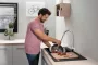 Hansgrohe S51 Beépíthető SilicaTec dupla mosogató 370 grafitfekete 43316170
