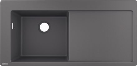 Hansgrohe S51 S5110-F450 Beépített mosogató jobb oldali csepegtetővel kőszürke 43330290