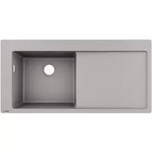   Hansgrohe S51 S5110-F450 Beépített mosogató jobb oldali csepegtetővel betonszürke 43330380