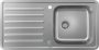 Hansgrohe S41 Beépíthető csepegtetőtálcás mosogató 975x505 szifonnal és automatikus lefolyóval, rozsdamentes acél hatású 43338800