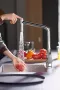 Hansgrohe S71 munkalap alá rögzíthető mosogató 400 csapfurat és lefolyókészlet nélkül rozsdamentes acél hatású 43425800