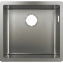   Hansgrohe S71 munkalap alá rögzíthető mosogató 450 csapfurat és lefolyókészlet nélkül rozsdamentes acél hatású 43426800