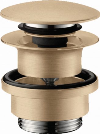 Hansgrohe szálcsiszolt bronz push-open lefolyógarnitúra 50100140