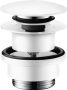 Hansgrohe matt fehér push-open lefolyógarnitúra 50100700