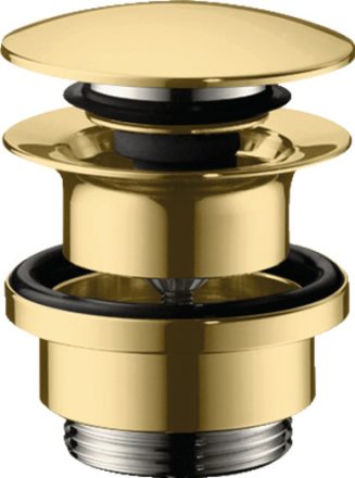 Hansgrohe polírozott arany hatású push-open lefolyógarnitúra 50100990