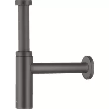   Hansgrohe Flowstar S  dizájnszifon, szálcsiszolt fekete/króm 52105340