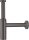 Hansgrohe Flowstar S  dizájnszifon, szálcsiszolt fekete/króm 52105340
