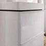 Hansgrohe Xelu Q Mosdószekrény kézmosóhoz 480/475 két fiókkal, matt fehér fogantyú/magasfényű fehér 54019700