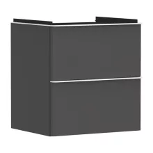   Hansgrohe Xelu Q Mosdószekrény mosdóhoz 580/475 két fiókkal, matt fehér fogantyú/matt szürke gyémánt 54024700