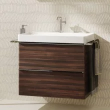   Hansgrohe Xelu Q Két fiókos mosdószekrény mosdóhoz 780/475, króm fogantyú/sötét dió 54030000