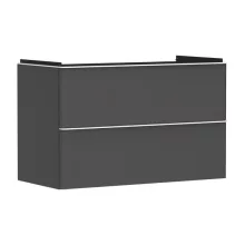   Hansgrohe Xelu Q Mosdószekrény mosdóhoz 980/475 két fiókkal, matt fehér fogantyú/matt szürke gyémánt 54032700