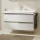 Hansgrohe Xelu Q Mosdószekrény mosdóhoz 1180/475 két fiókkal, króm fogantyú/magasfényű fehér 54035000