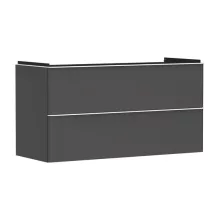   Hansgrohe Xelu Q Mosdószekrény mosdóhoz 1180/475 két fiókkal, matt fehér fogantyú/matt szürke gyémánt 54036700