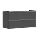 Hansgrohe Xelu Q Mosdószekrény mosdóhoz 1180/475 két fiókkal, matt fehér fogantyú/matt szürke gyémánt 54036700