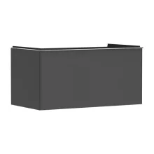   Hansgrohe Xelu Q Mosdószekrény 980/550 fiókkal, ráültetett mosdótálakhoz, króm fogantyú/matt szürke gyémánt 54059000