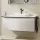 Hansgrohe Xelu Q Konzolos mosdószekrény 1180/550 fiókkal, ráültetett mosdótálakhoz, matt fekete fogantyú/magasfényű fehér 54062670