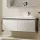 Hansgrohe Xelu Q Dupla Konzolos mosdószekrény 1360/550 mosdótálakhoz, matt fekete fogantyú/magasfényű fehér 54066670
